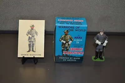 Vintage Marx Warriors Of The World - Confederate Soldiers - #6 George Markstone • $19.99