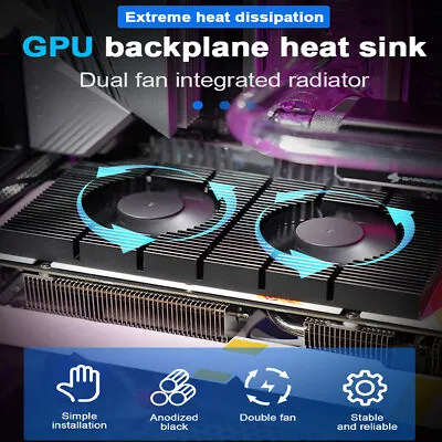 £17.04 • Buy For GeForce RTX 3080 3090 3070 VISION OC 10GB GDDR6X Graphics Card Heatsink Fan