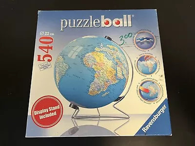 Ravensburger 540 Piece Jigsaw Puzzle “PuzzleBall” W/ Display Stand 2007 • $10