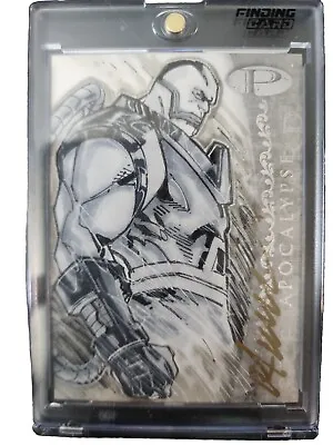 2012 Marvel Premier Apocalypse Base Sketch Card Matthew Clark (?) Artist 1/1 • $375