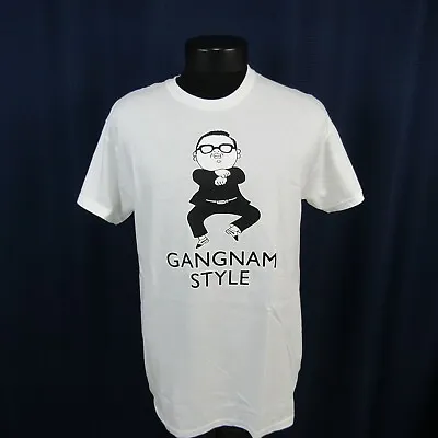 Gangnam Style Men's White  M T-Shirt  • $4.99
