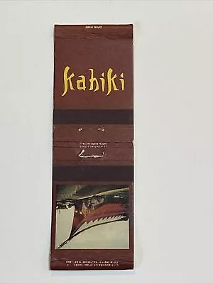 Vtg MATCHBOOK COVER Kahiki Supper Club Tiki Restaurant Columbus Ohio • $2.95