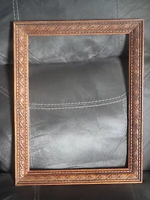 Vintage Ornate Wood Picture Frame 18½  X 14½  X 1¼ Fits 16  X 12  - Frame Only • $65