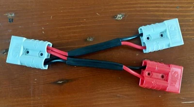 $18 • Buy RED/GREY 50Amp Anderson Style Plug Connector Double Y  Adaptor 4.59mm Auto Cable