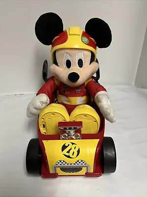 Mickey Mouse Roadster Racers Racing Adventures Plush Lights Sounds Car No Flag • $24.99