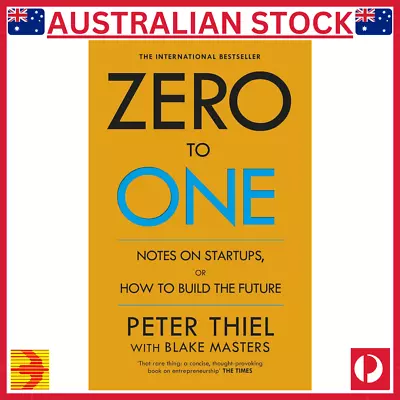 Zero To One By Peter Theil - AU STOCK - FAST & FREE - TRACKED DELIVERY • $18.99