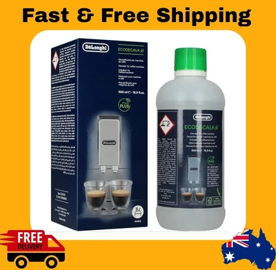 $35.75 • Buy De Longhi Ecodecalk DLSC500-Natural Descaler For Coffee Machines 500ML Pack