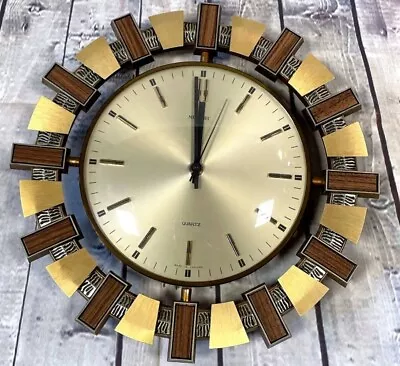 £25 • Buy Vintage Metamec Quartz Sunburst Clock