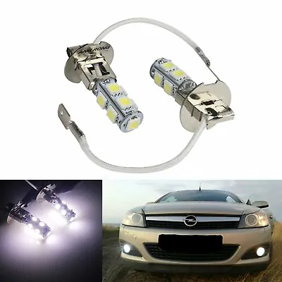 £5.85 • Buy H3 9 SMD LED Car Bulb Headlight Fog Lamp Turn Signal Daytime Running Light White