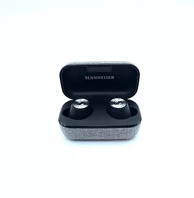 Sennheiser - MOMENTUM True Wireless Earbud Headphones - Silver/ (M3IETW 1st Gen) • $64.99