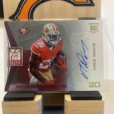 2015 Donruss Elite #ERS-MD Mike Davis 49ers RC Auto • $2.99