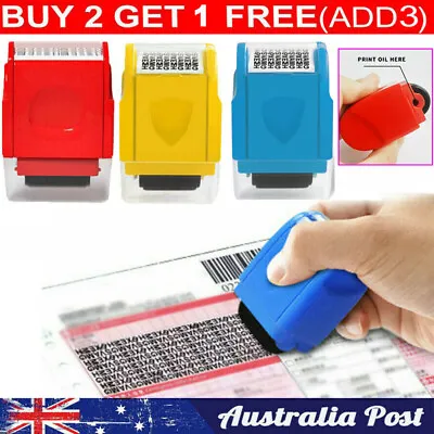 Data Guard Stamp Roller Protection Identity Confidential Privacy ID Theft AU • $10.52