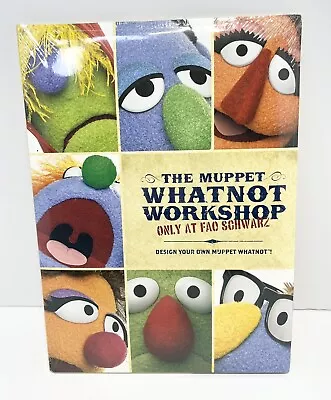 FAO Schwarz The Muppet Whatnot Workshop Design Booklet New & SEALED • $55