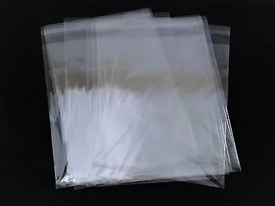 50 Clear Self Seal Bags 10x13 Water Resistant Light Weight Op Packaging Storage • $10.25