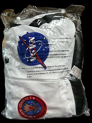 Men`s White Astronaut Costume Adult NASA Spaceman Space Suit Size XL • $29.95