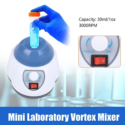 Mini Vortex Mixer Shaker For Chemical Lab Tattoo Paint Nail Polish 3000 RPM USA • $32.30