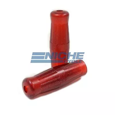 Red 130mm Vintage Metalflake Coke Bottle Style Chopper Bobber Grips 7/8  • $11.95