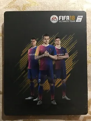 PS3 Replacement Game Case - FIFA 18 - Steelbook - NO GAME - FREE POST • $6.99