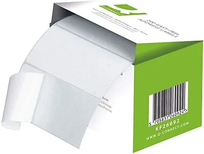 £3.28 • Buy 200 Self Adhesive White Address Postage Label Roll Sticky 89x36mm