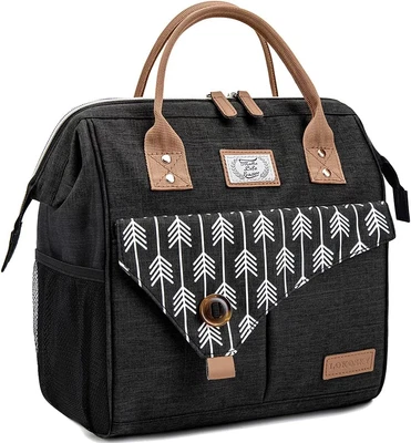 $34.80 • Buy Lekesky Insulated Lunch Bag For Women Leakproof Wide Open Lunch Box Reusable Lun