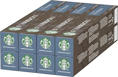 STARBUCKS80Capsules(Pack Of 8 X10Capsules) Espresso Roast By Nespresso Dark  • £18.99