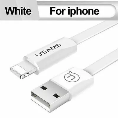 1.2M Original USAMS USB Cable For IPhone 11 7 8 Plus X 5S IPad Data Charger Lead • $9.77