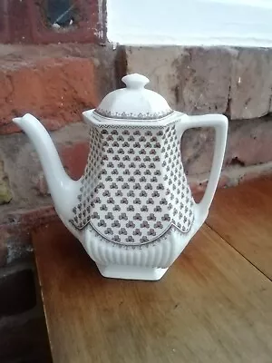 Vintage / Retro Adams Sharon Ironstone Coffee Pot • £8.99