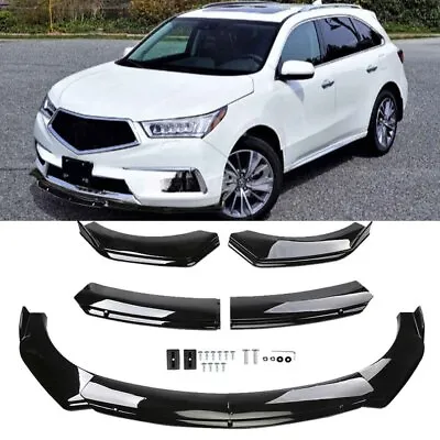 For Acura MDX Black Front Bumper Lip Part Accessories Splitter Spoiler Body Kit • $52.95