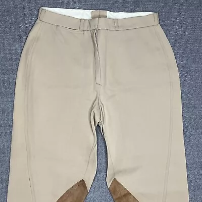 VINTAGE PYTCHLEY Pants Womens 27 Beige Equestrian Horse Riding England Made • $20.99