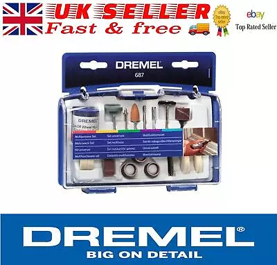 £15.99 • Buy Dremel 687 52 Piece Multi Purpose Rotary Multi Tool Accessory Set