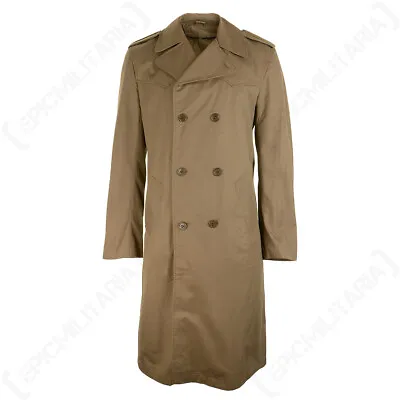 Original Italian Trench Coat - Olive Drab - Military Army Surplus - All Sizes • $19.52