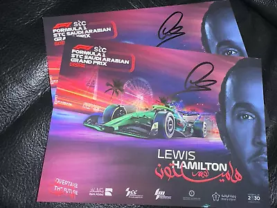 Lewis Hamilton Signed Official Autograph Card Saudi Arabia GP 2024! RARE • £110.99