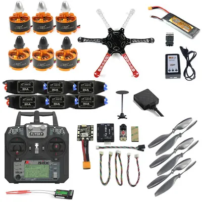 New Pro DIY F450 F550 Drone Full Kit 2.4G 10CH RC FPV Hexacopter Quad Radiolink • $610.85