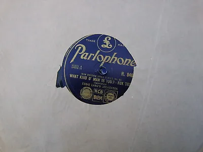 Mint Louis Armstrong./muggles  Parlophone 78 Record +eddie Lang What Kind Of Man • £15
