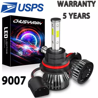 HB5/9007 LED Headlights 7000LM LED Lights Bulbs Kit High Low Beam Super Bright • $22.99