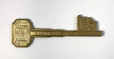 1934 Chicago World's Fair 8  Souvenir Key Gold Painted Metal Century Of Progress • $29.95