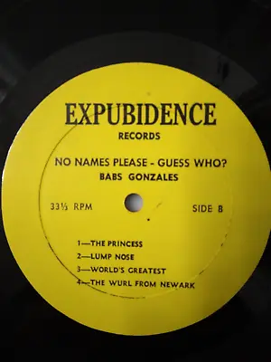 Babs Gonzales – Tales On The Famous Guess Who? - Vinyl LP 1961 • $49.99