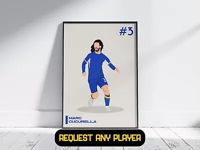 Marc Cucurella Chelsea - Football Poster - A5/A4/A3/A2/A1/A0 • £8.95