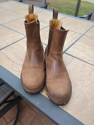 J Crew Chelsea Boots 10 D In Light Brown • $45