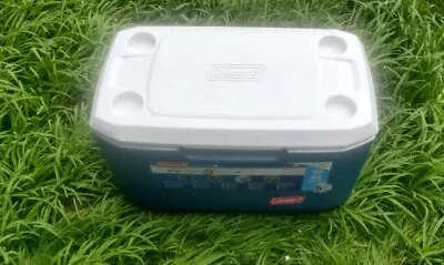 Coleman Xtreme Cooler 66L Blue Large Cools Upto 5 Days Portable Cool Box 70QT • £99.99