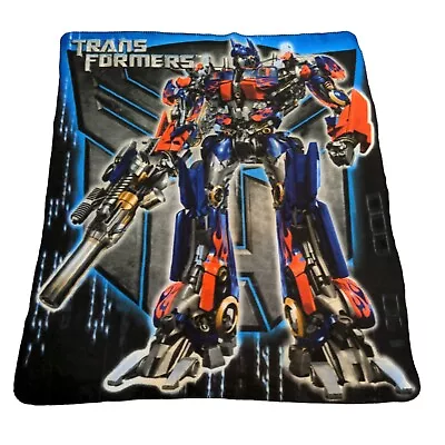 Northwest 2007 Transformers Movie Fleece Blanket Multicolor 56x46 Optimus Prime • $40