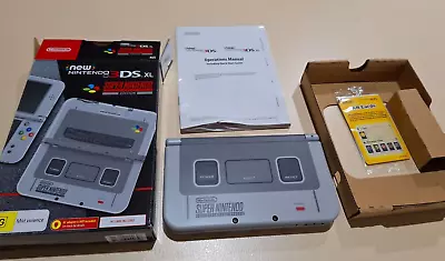 Used Nintendo 'new' 3ds XL Super Nintendo (SNES) Edition With Box No Charger. • $300