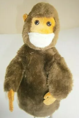 Vintage 70's Dakin Plush Brown Spider Monkey Hand Puppet Adults Childrens Toy • $7.75