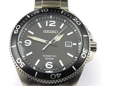 Men's Seiko BOSS Divers 5M62-0AY0 Kinetic Dress Watch - 100m • £249.95
