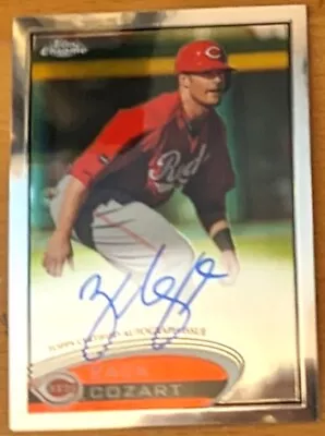 2012 TOPPS Chrome  Autograph Auto Zack Cozart Card # 45 • $8