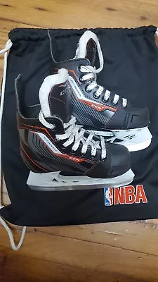CCM Jetspeed 250 Hockey Ice Skates Youth Skate Size 12J US Shoe Size NBA Bag • $29