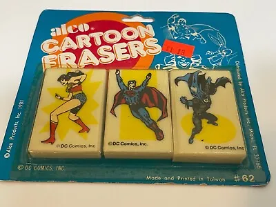 Batman Vintage Wonder Woman Eraser Set • $88