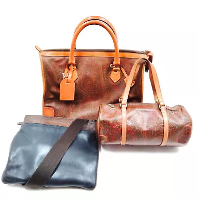 Etro Shoulder Bag Etro Coach Shoulder Bag Boston Bag And  3 Set 3750183 • $52.01