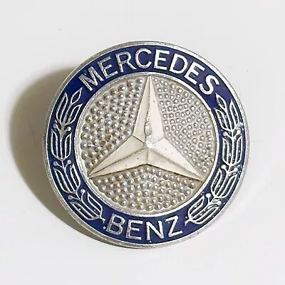 MERCEDES W126 GRILL BADGE EMBLEM GENUINE Factory OEM 1984-1991 1268800188 Silver • $85