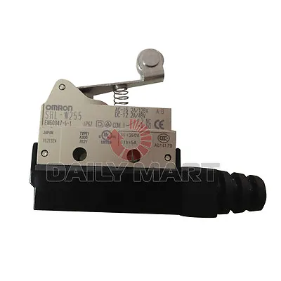 Omron Shl-w255 Enclosed Limit Micro Switch Short Hinge Roller Lever Plc New • $36.86